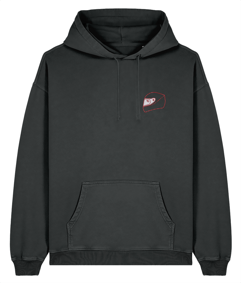 Celebrate an F1 legend. This premium hoodie pays tribute to Charles Leclerc, featuring a minimalist embroidered design of his iconic helmet.
Premium Quality & Craftsmanship Made from 100% certified organic cotton (380 gsm), this offers superior comfort and style with oversized fit. The precise embroidery delivers exceptional durability that outlasts typical printed alternatives.