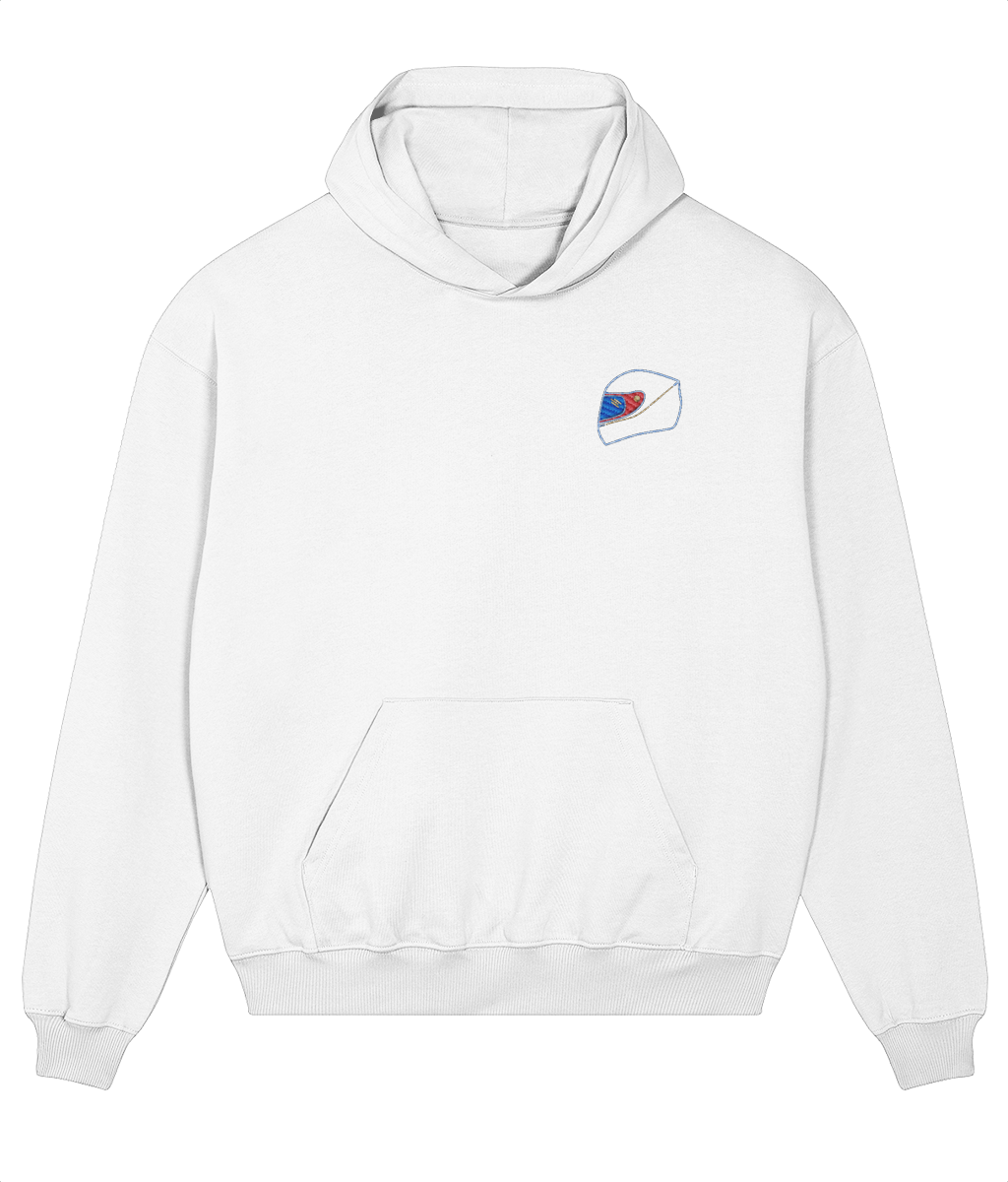 Celebrate an F1 legend. This premium hoodie pays tribute to Lewis Hamilton, featuring a minimalist embroidered design of his iconic helmet.
Premium Quality & Craftsmanship Made from 100% certified organic cotton (400 gsm), this offers superior comfort and style with oversized fit. The precise embroidery delivers exceptional durability that outlasts typical printed alternatives.