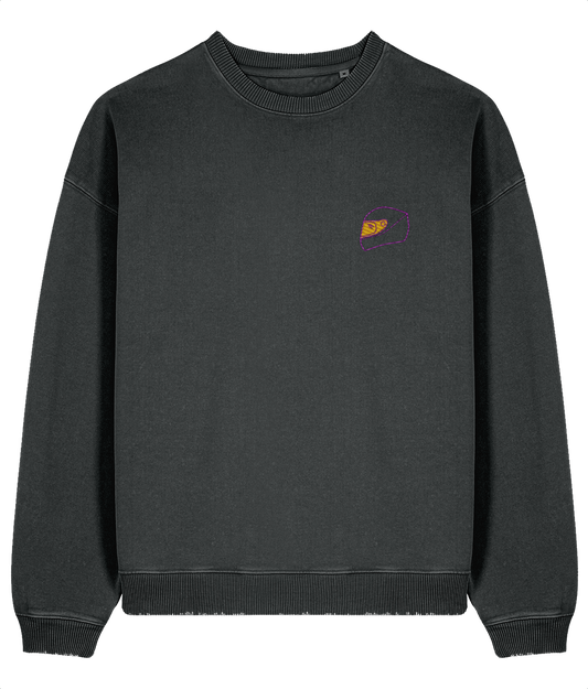 Celebrate an F1 legend. This premium sweatshirt pays tribute to Lewis Hamilton, featuring a minimalist embroidered design of his iconic helmet.

Premium Quality &amp; Craftsmanship Made from 100% certified organic cotton (380 gsm), this offers superior comfort and style with oversized fit. The precise embroidery delivers exceptional durability that outlasts typical printed alternatives.