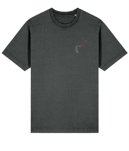 Celebrate Formula 1 heritage with this premium organic cotton t-shirt featuring a minimalist embroidered Monaco circuit outline. Crafted for motorsport enthusiasts who value quality and timeless design.

Premium Quality &amp; Craftsmanship Made from 100% certified organic cotton (240 gsm), this offers superior comfort with relaxed fit. The precise center embroidery delivers exceptional durability that outlasts typical printed alternatives.