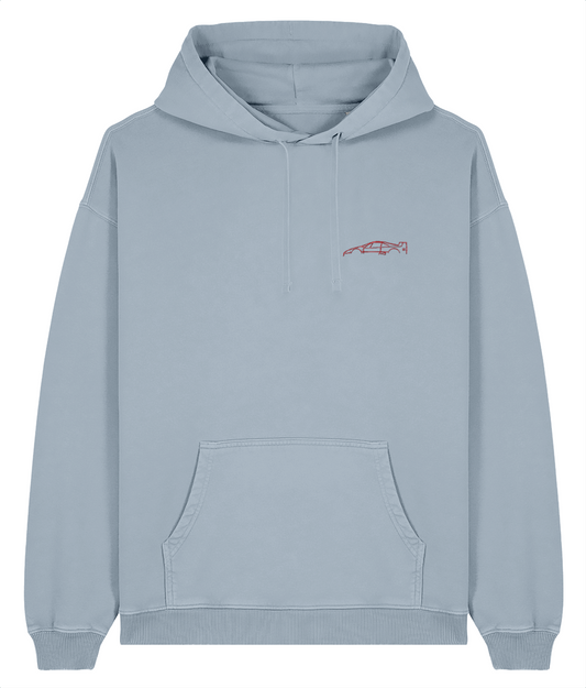 Ferrari F40 - Embroidered Oversized Premium Hoodie (Vintage look)