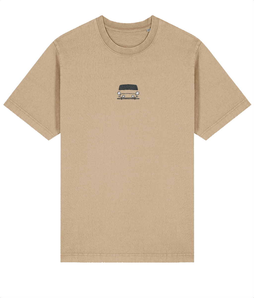 Mini Cooper - Embroidered Oversized Premium T-Shirt (Vintage look)