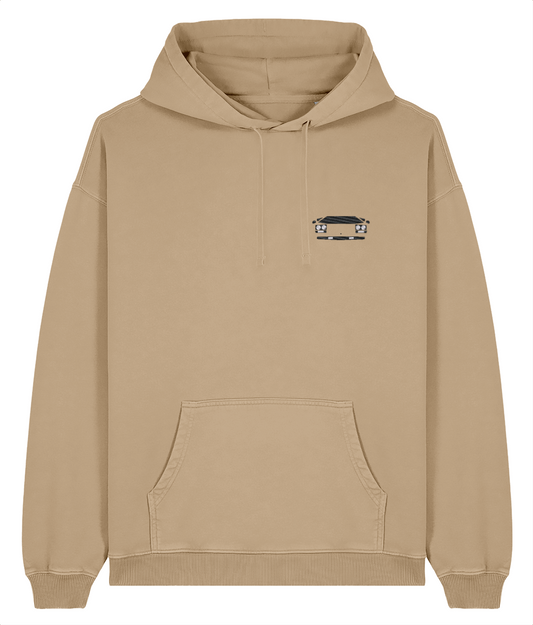 Lamborghini Countach - Embroidered Oversized Premium Hoodie (Vintage look)
