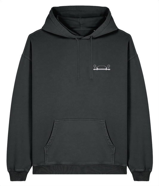 Aston Martin DB5 - Embroidered Oversized Premium Hoodie (Vintage look)