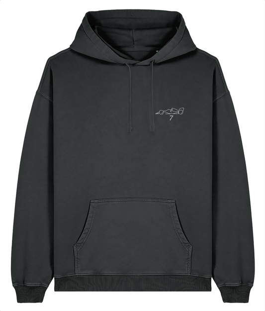 Kimi Raikkonen #7 Embroidered Oversized Premium Hoodie (Vintage look)